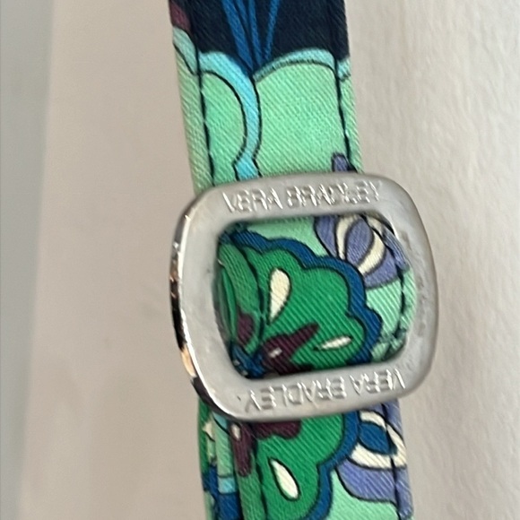 Vera Bradley Blue Rhapsody Saddle Quilted Shoulder Crossbody Bag - Picture 6 of 6